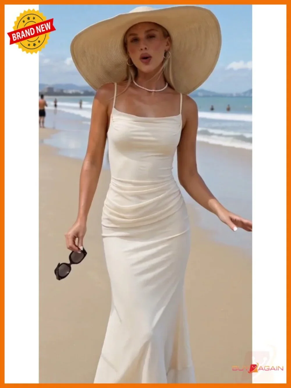 Womens Sleeveless Mesh Mermaid Maxi Dress Backless Lace Up Formal Prom Gown